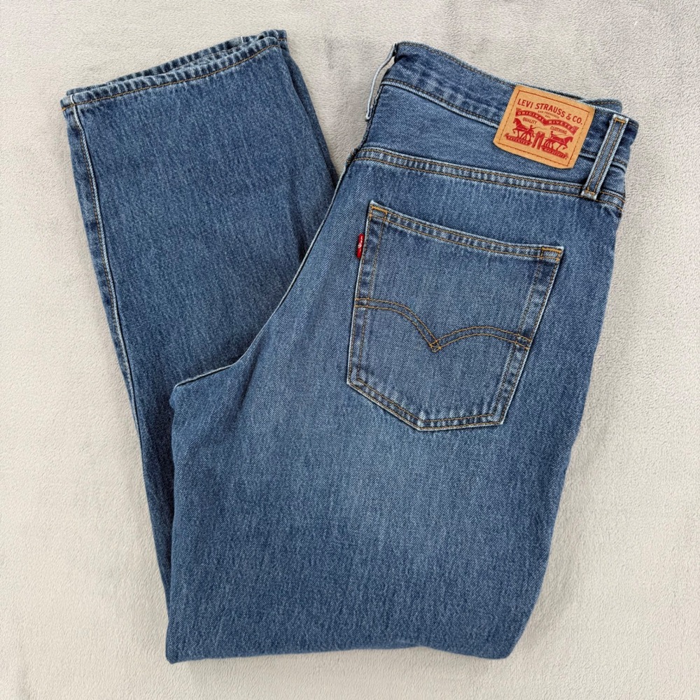 Levi's 94 Baggy Jeans Women W 31 L 31 Medium Wash Blue High Rise Relaxed Denim